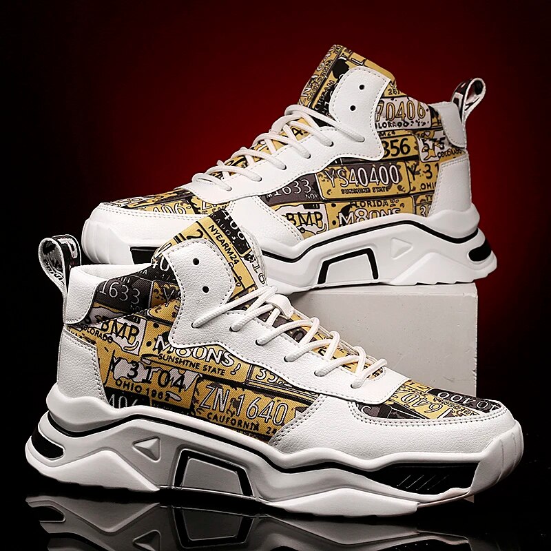Tênis de Basquete Graffiti Art Masculino.